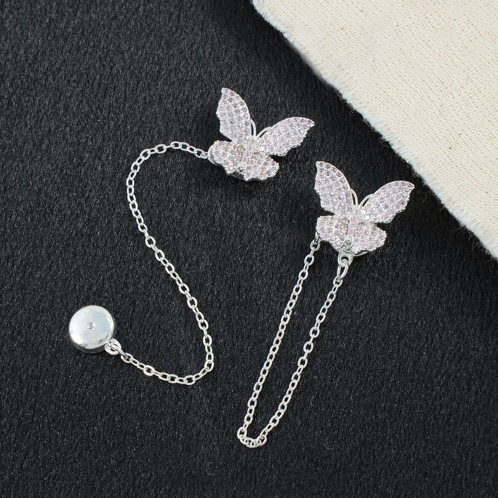 Butterfly Magnetic Clasp Set with Extension Chain
