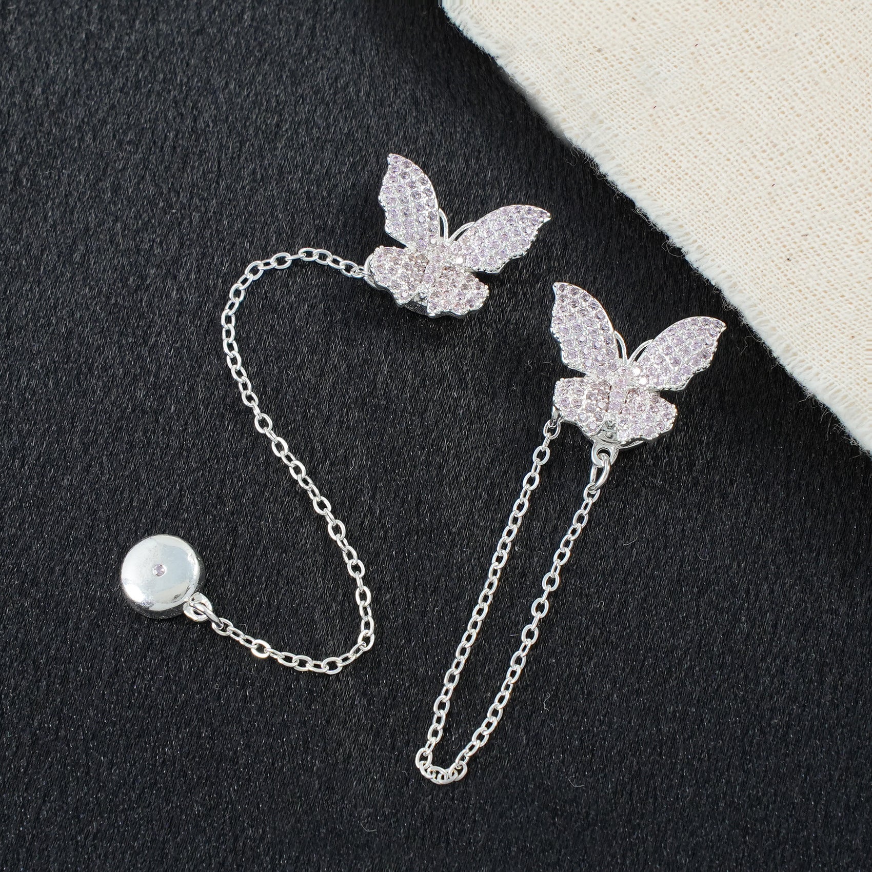 Butterfly Magnetic Clasp Set with Extension Chain