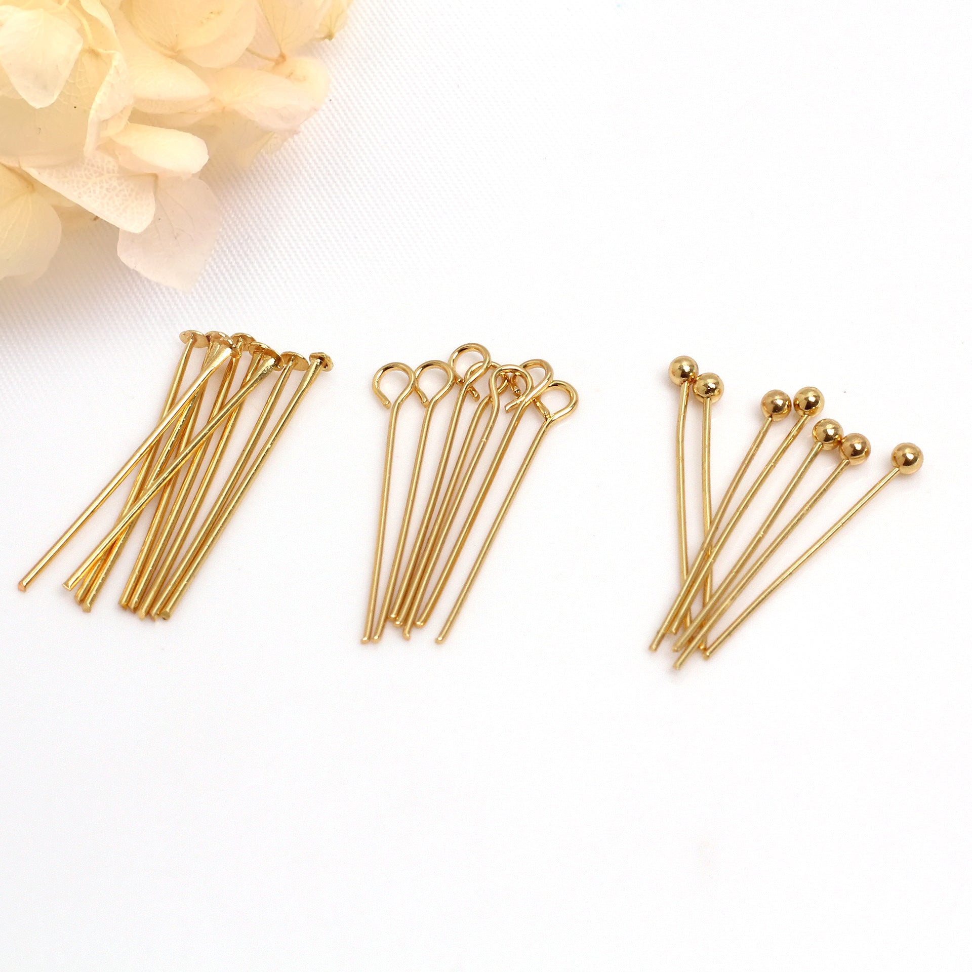 100pcs Ball/T-shape/Eyepin Point Headpins/Needle