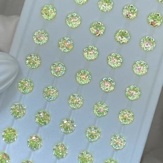 5A Octagonal Iridescent-Coated Bouquet Cut Loose CZ Stone - 2pcs