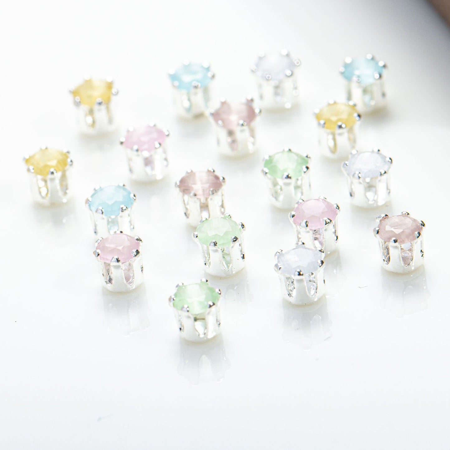 3mm Cat Eye Round Zircon Beads