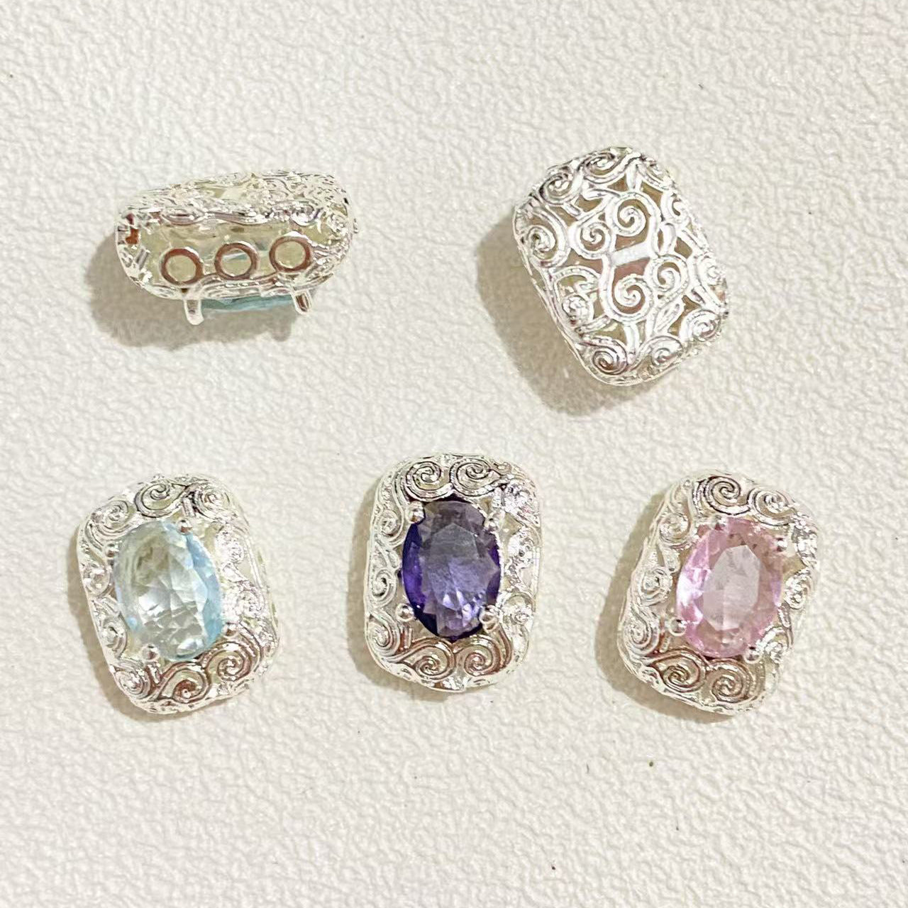 CZs Rectangle Spacer-2