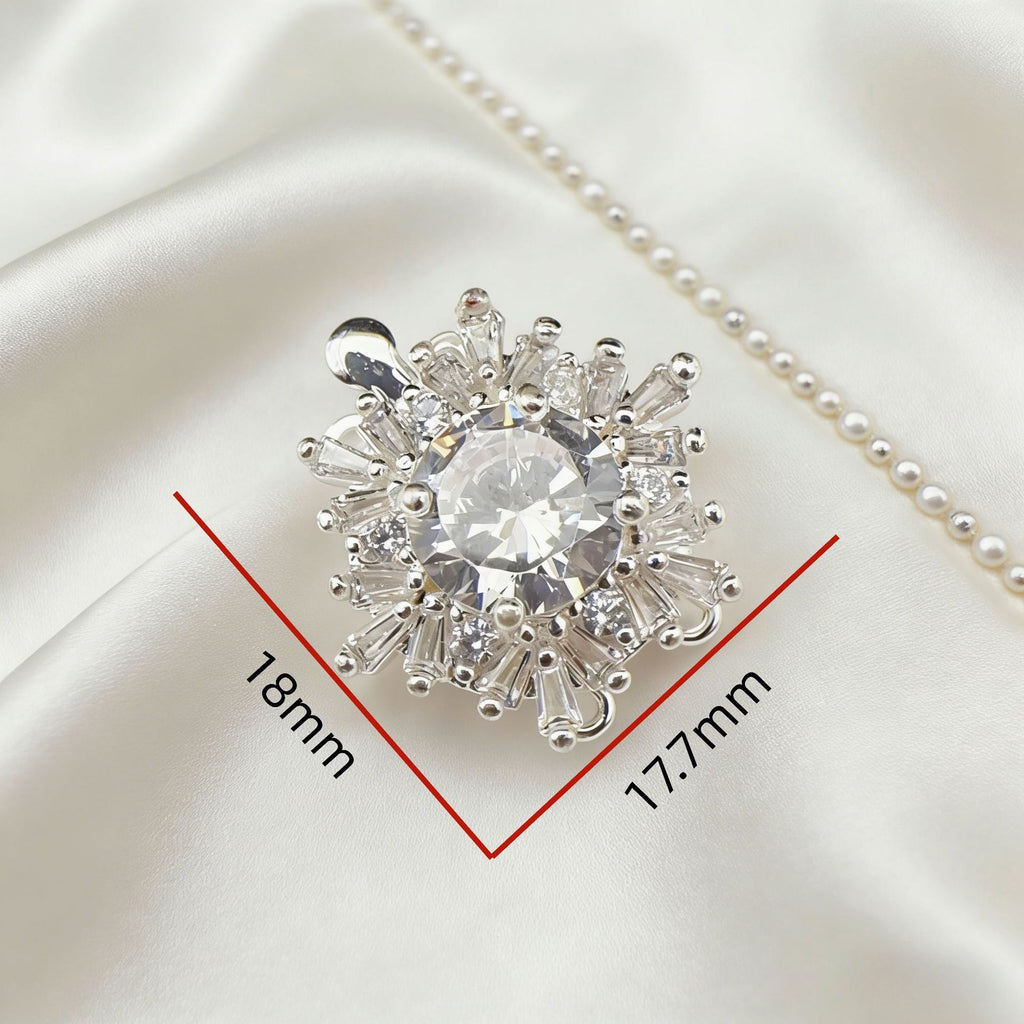 Snowflake Double-Row Clasp