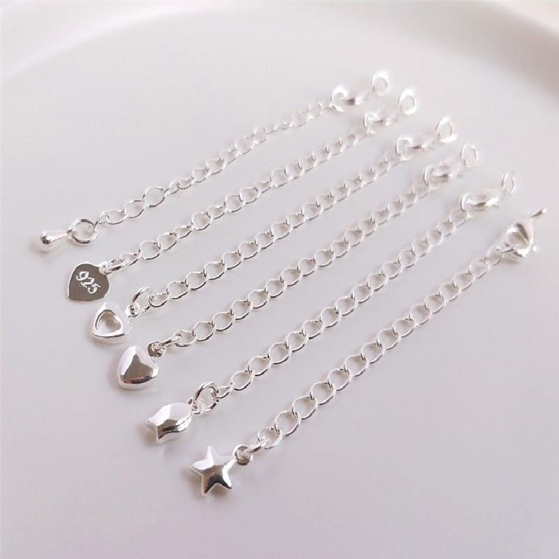 Lobster Clasp with Extended Chain-5pcs