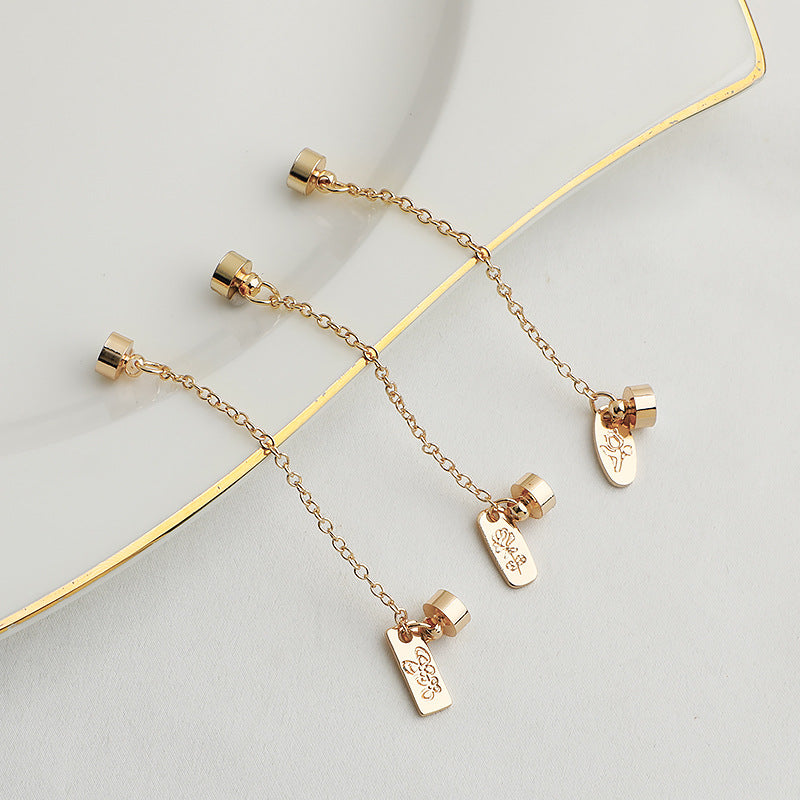 Magnetic Clasp with Extended Chain - 5pcs