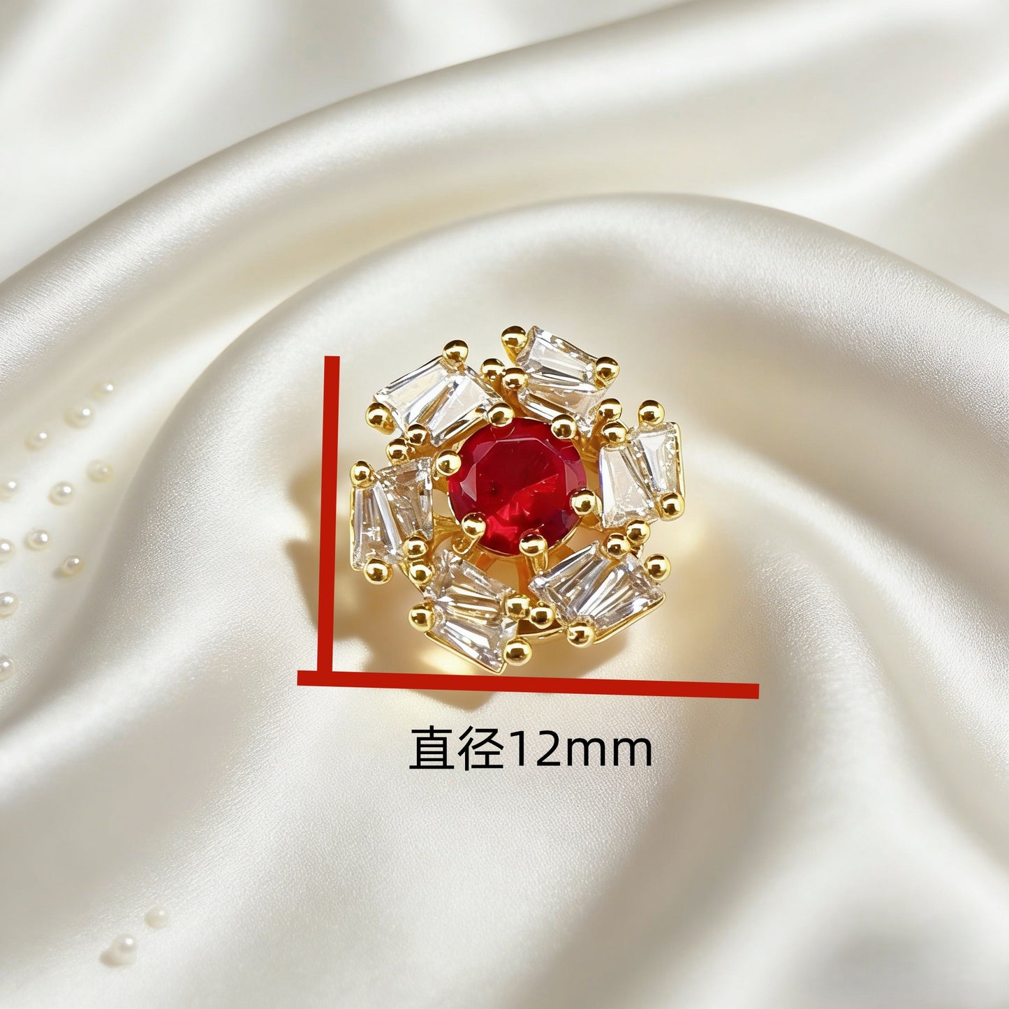 CZ Snowflake Multi-Pass Spacer