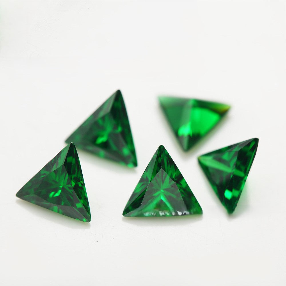 5A 3-20mm Delta Point Cut Loose CZ Stone - Bulk