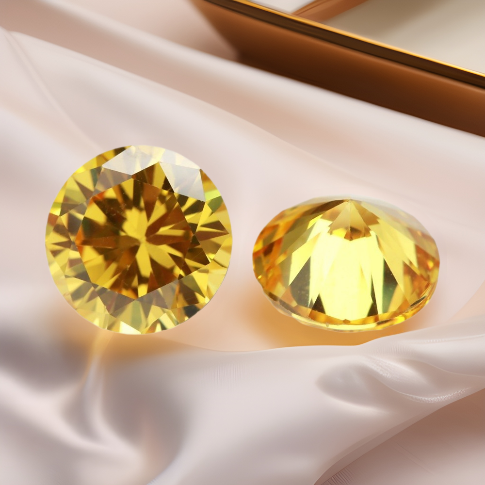 5A 0.8-2.7mm Round Point Cut Loose CZ Stone - 1000pcs