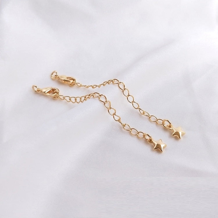 Lobster Clasp with Extended Chain-5pcs