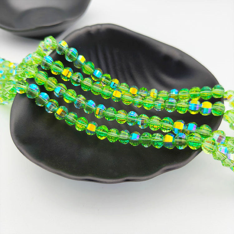 Premium 8MM Oval Round Crystal Beads