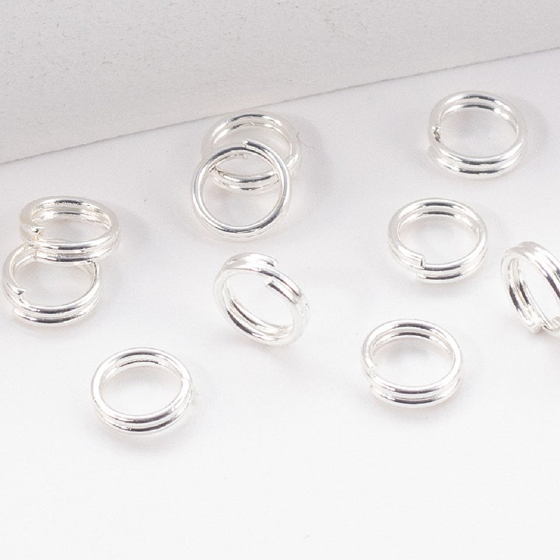 100pcs Double Split Jump Rings