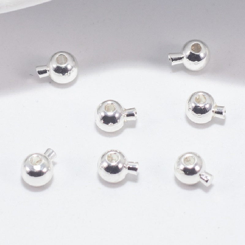 50pcs 3.5mm Stopper Round Position Beads/Crimp Beads