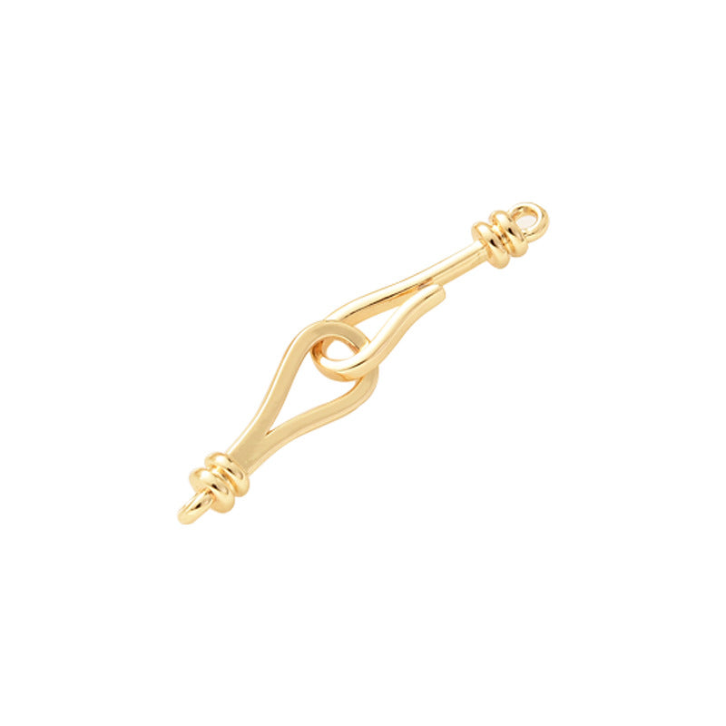 Hook-shape Clasp Set - 2pcs