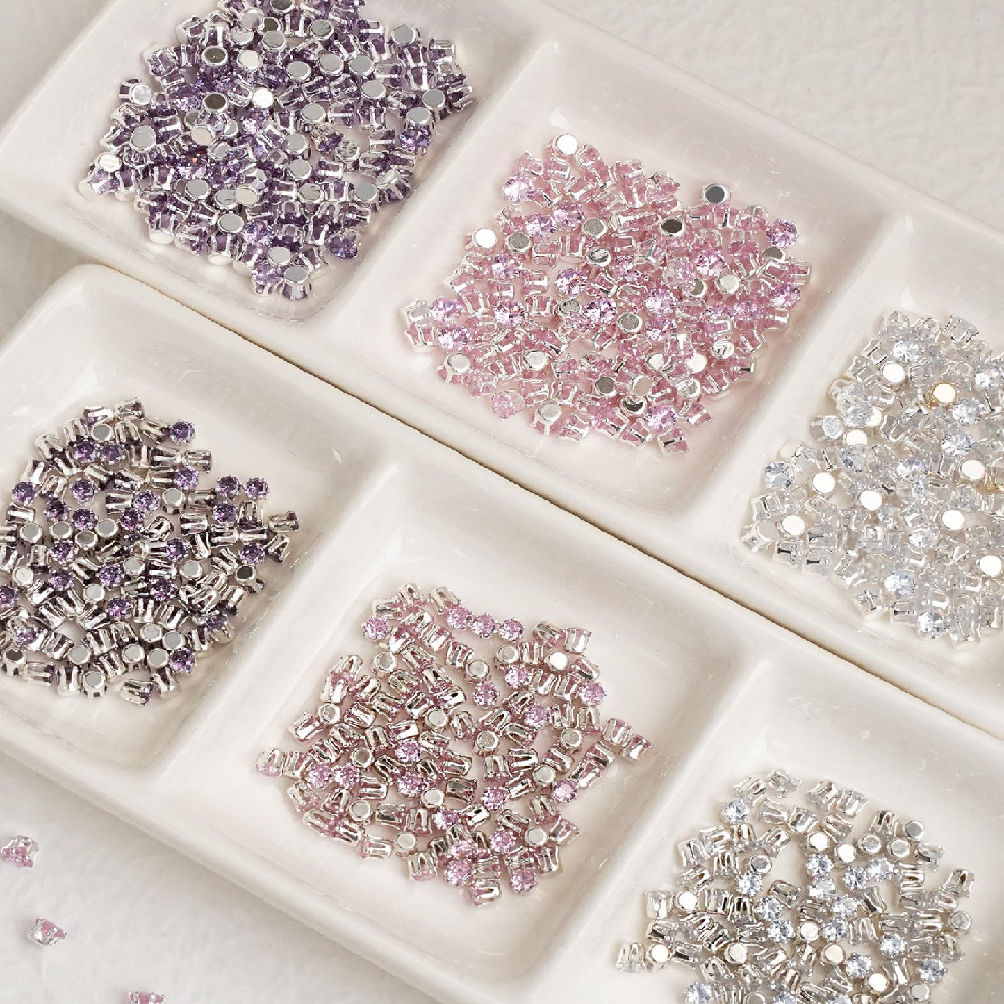 3MM Round Zircon Beads