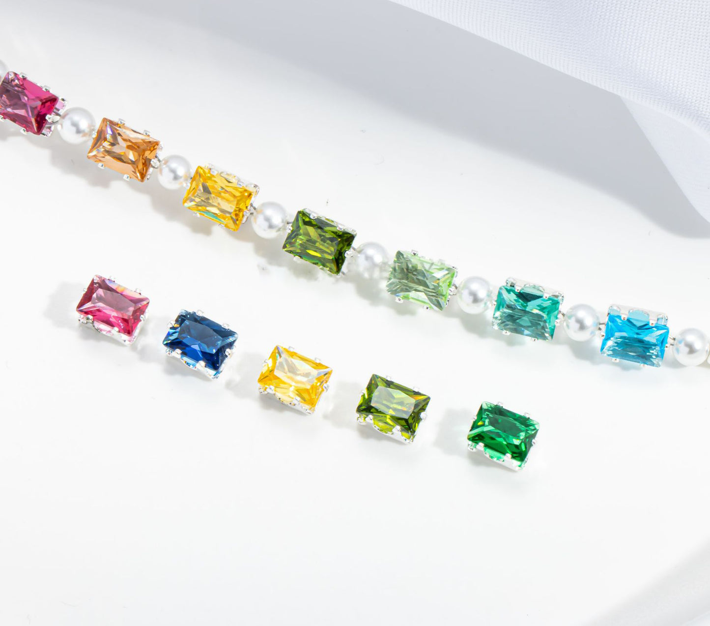 5x7mm Rectangle Zircon Beads