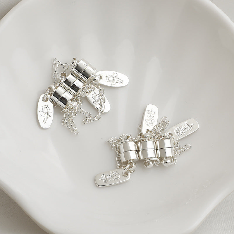 Magnetic Clasp with Extended Chain - 5pcs