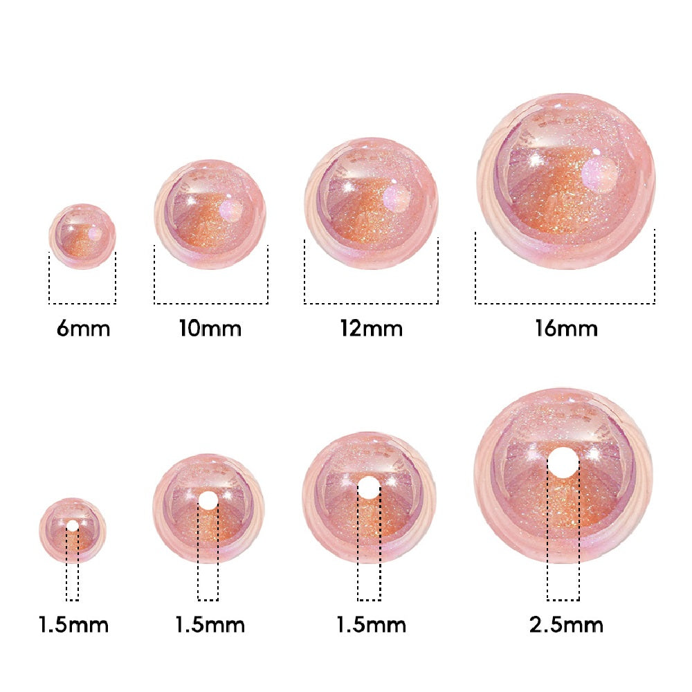 Round Beads - Deep Ocean Series