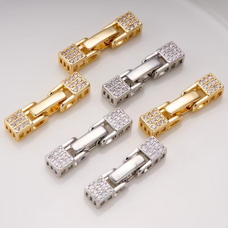 Square Zircon Closure