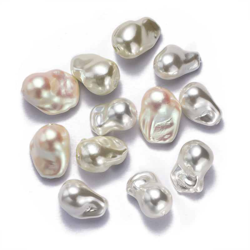 (10pcs)High-Luster Baroque Pearl Irregular Loose Beads
