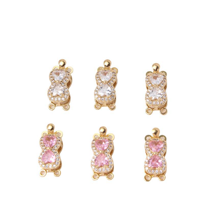 Peanut CZ Closure with Single/Double Row