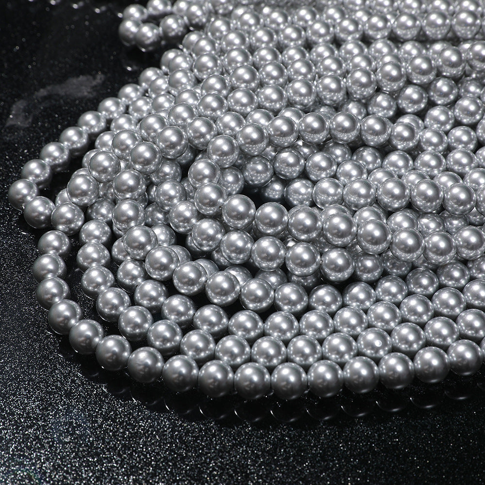 40cm Crystal Round Pearls, Full-Drilled Beads, 2-14mm, Swarovski Color