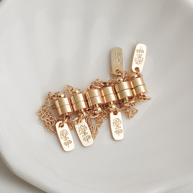 Magnetic Clasp with Extended Chain - 5pcs