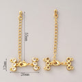 CZs Clasp Set with extended chain