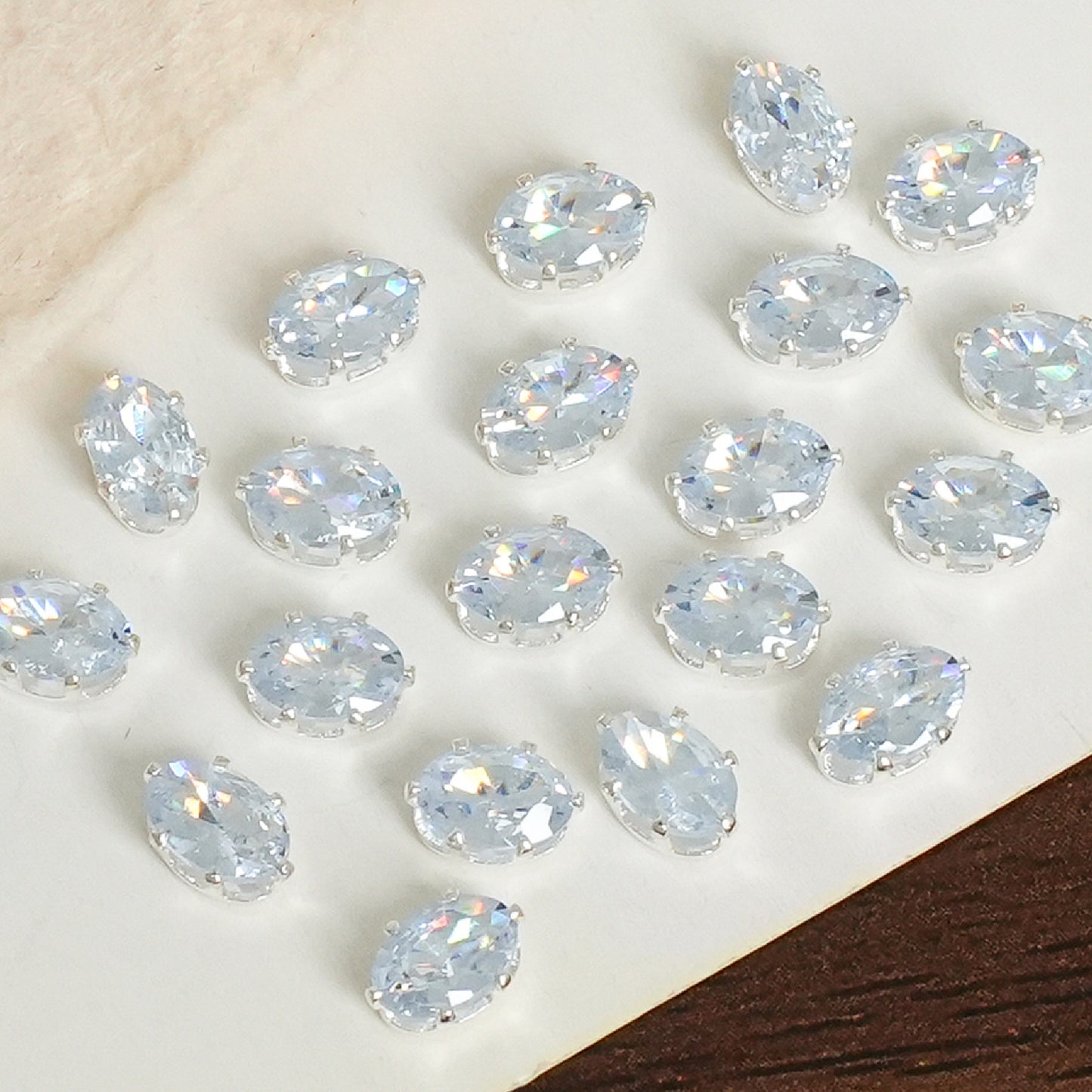 3x5mm Oval Zircon Beads