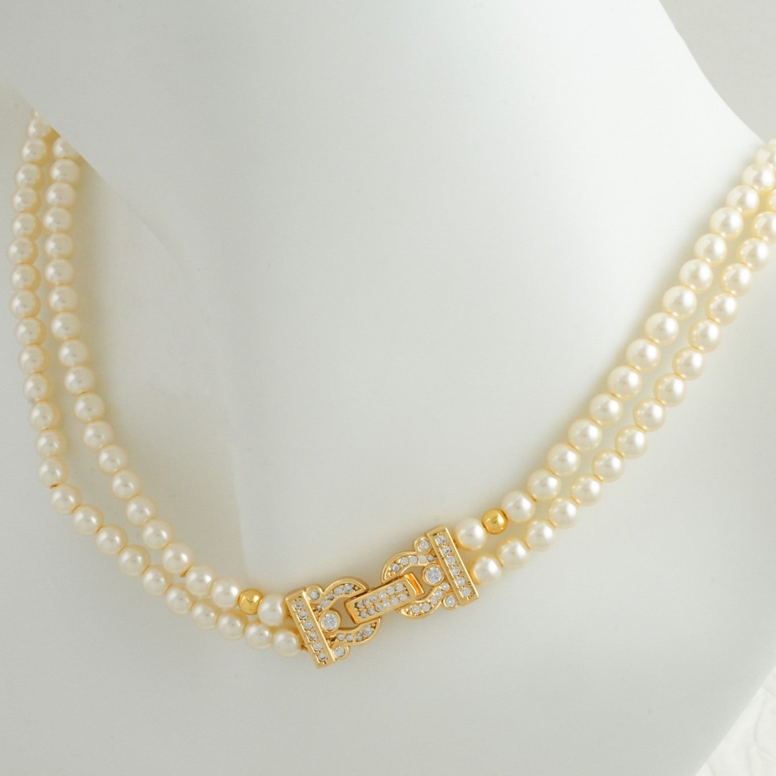 Multi-Row Gold-Filled CZ Connector/Closure
