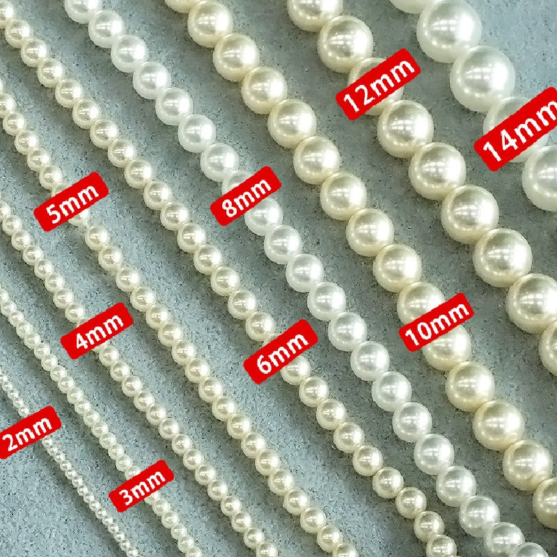 Crystal Round Pearls, Full-Drilled Beads, 2-16mm, Swarovski Color