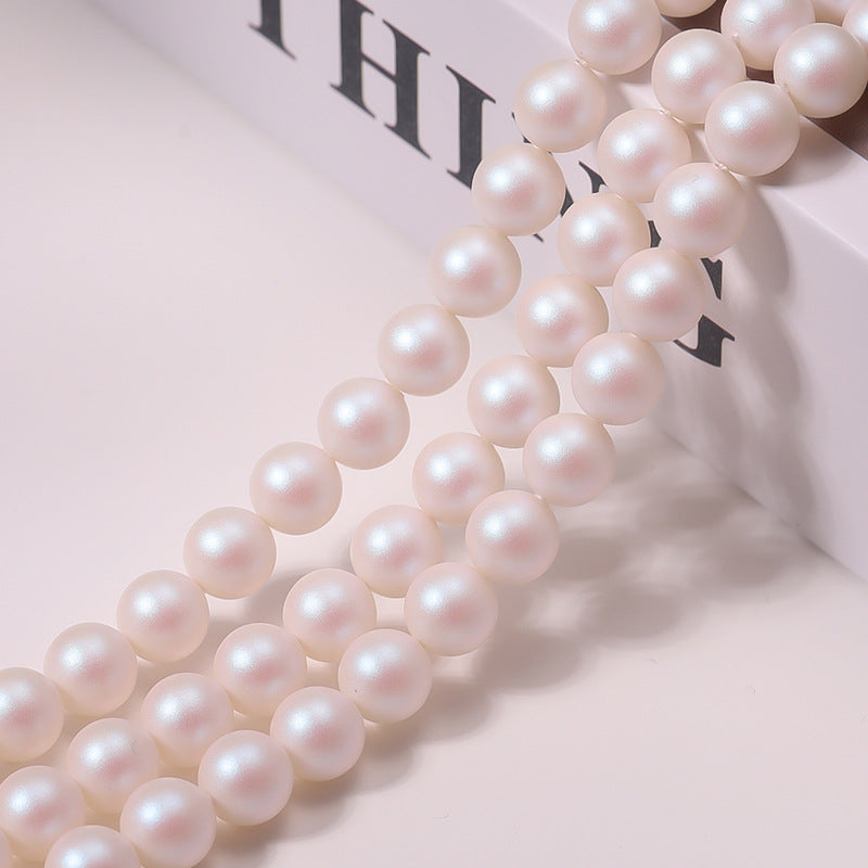 Matte Frosted Round Pearls - Chameleon Series