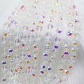 Premium 8mm Round Glossy Glass Beads - Transparent AB Series