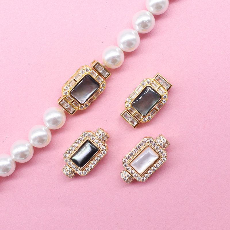 Fat Bell Sqaure Zircon Closure Set