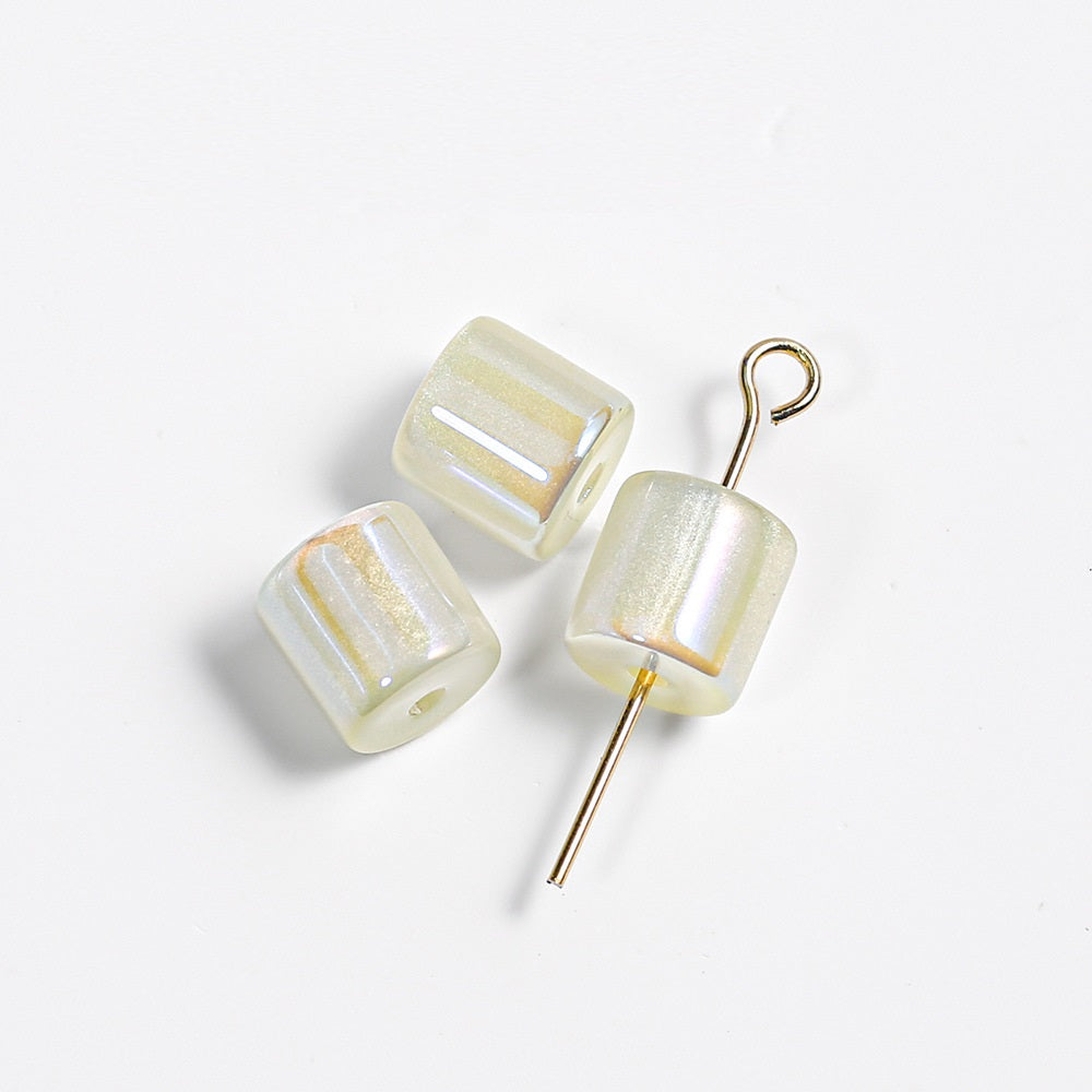 Mermaid Cylinder Tube Beads