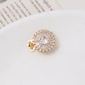 Camellia & Round Double Row Closure