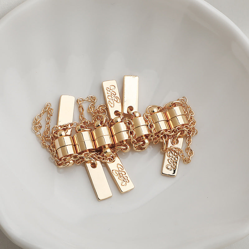 Magnetic Clasp with Extended Chain - 5pcs