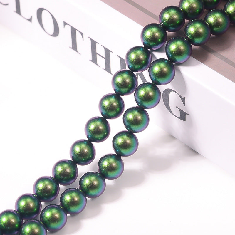Matte Frosted Round Pearls - Chameleon Series