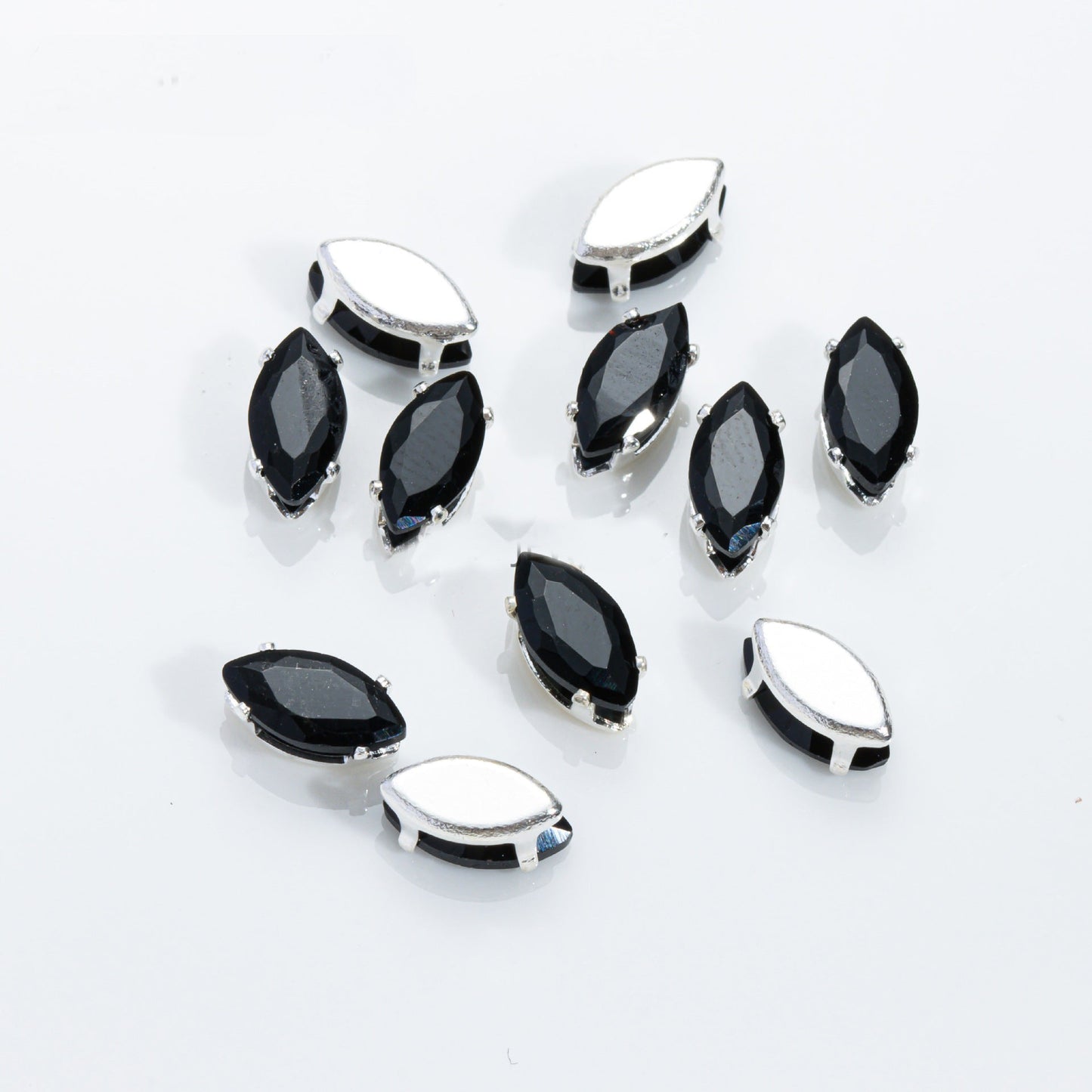 5x10mm Marquise Cut Rhinestone Beads