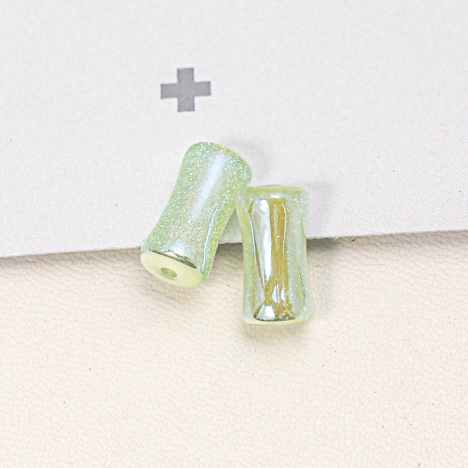 (50pcs)Mermaid Bamboo Tube Beads