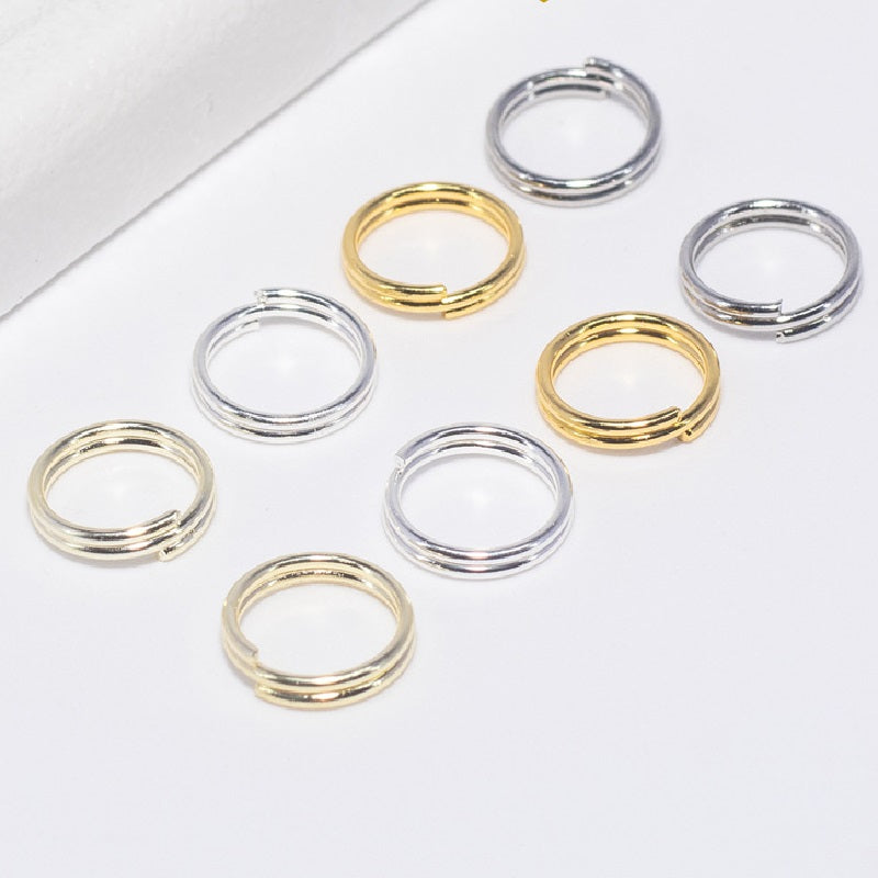 100pcs Double Split Jump Rings