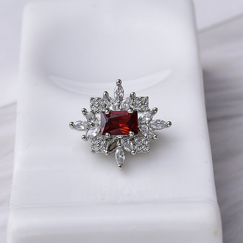 Luxury Rectangle CZ Spacer