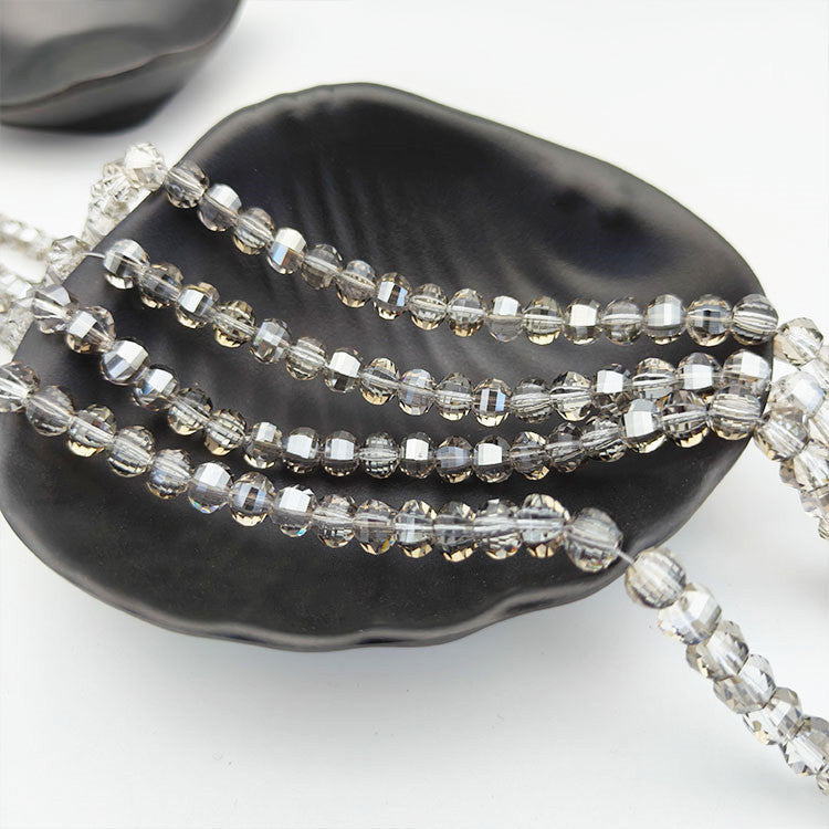 Premium 8MM Oval Round Crystal Beads