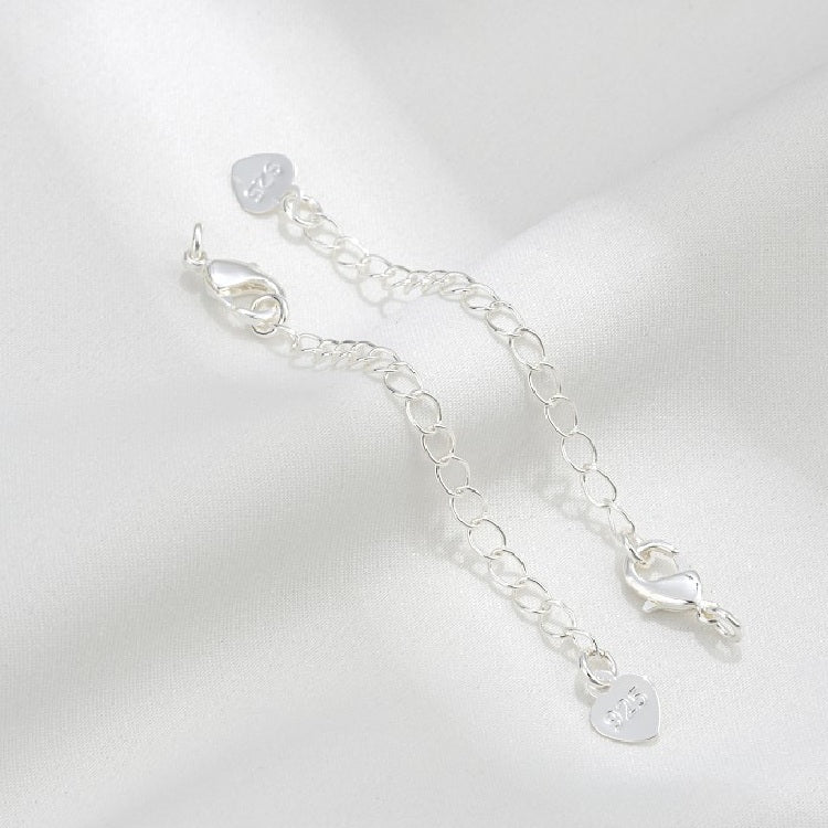 Lobster Clasp with Extended Chain-5pcs