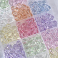 (100pcs)8MM Transparent Jelly Crystals Glass Beads