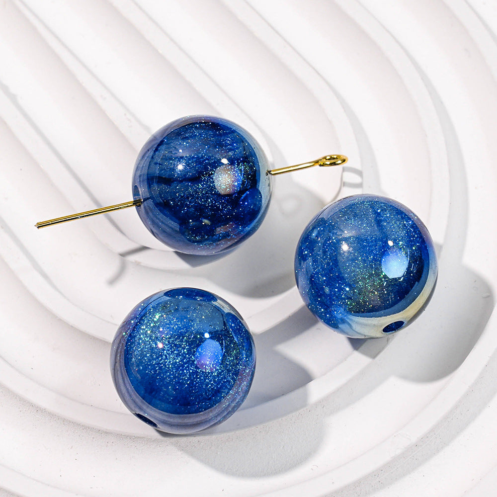 Round Beads - Deep Ocean Series