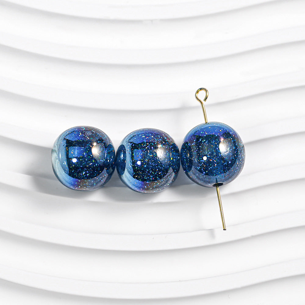Round Beads - Holographic Laser Series