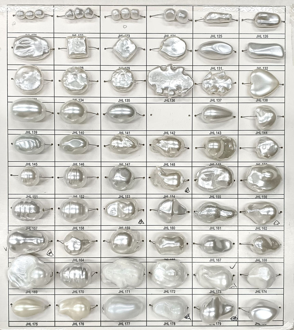 Threaded White Natural Freshwater Pearl Loose Beads - 650