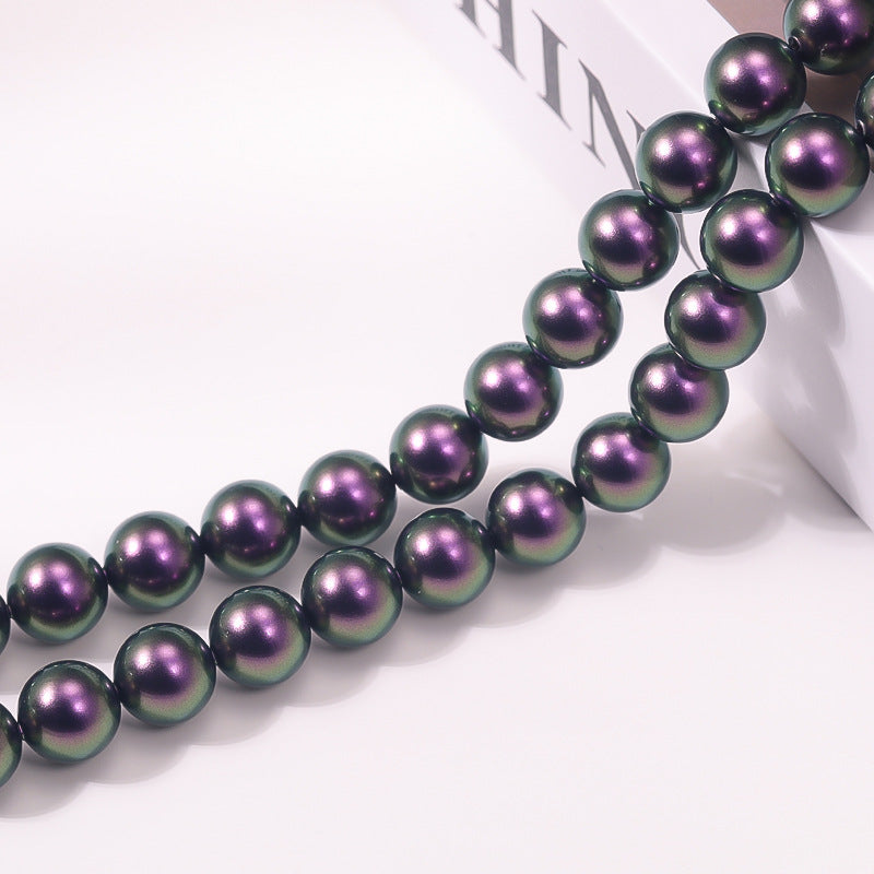 Matte Frosted Round Pearls - Chameleon Series