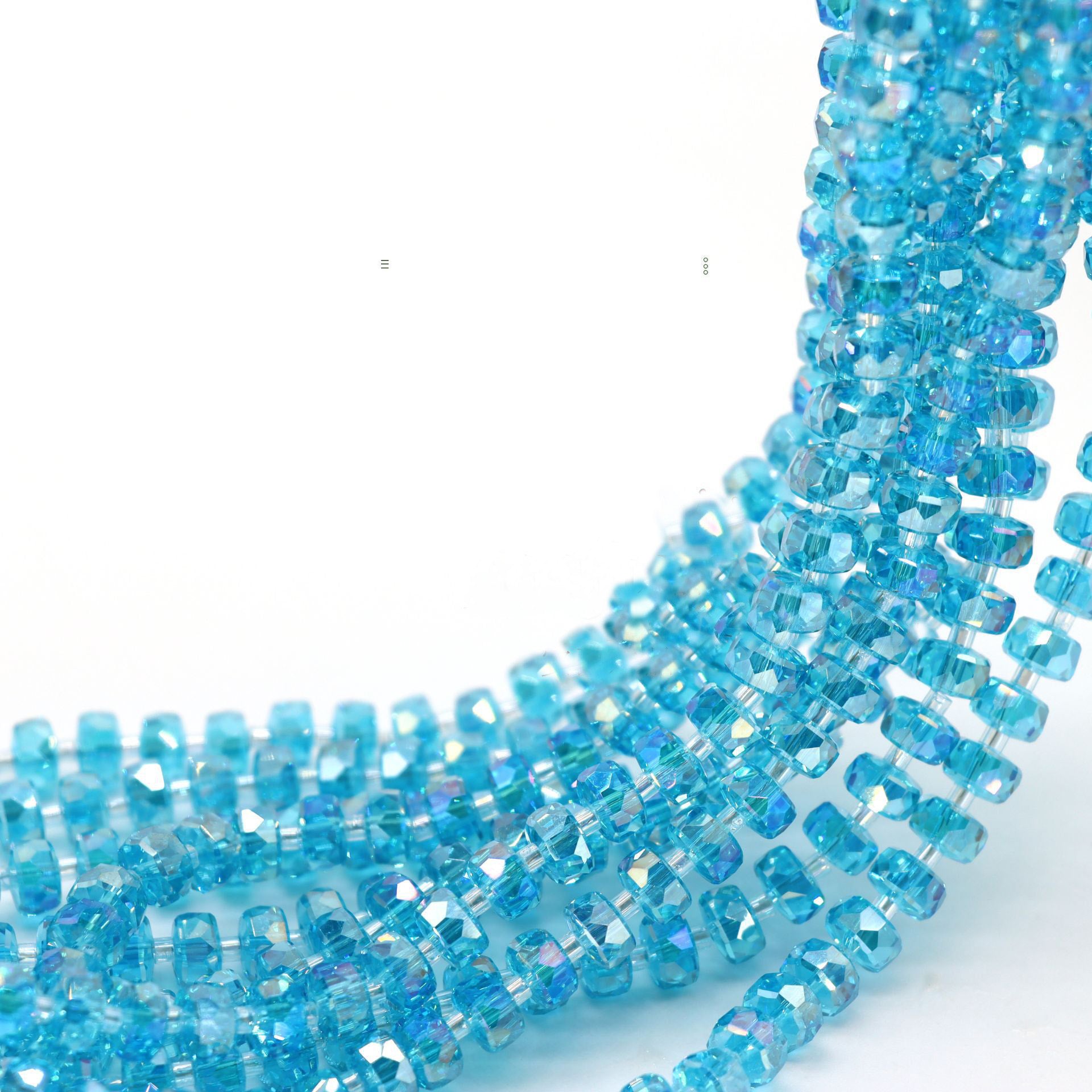 8MM Rondelle Beads