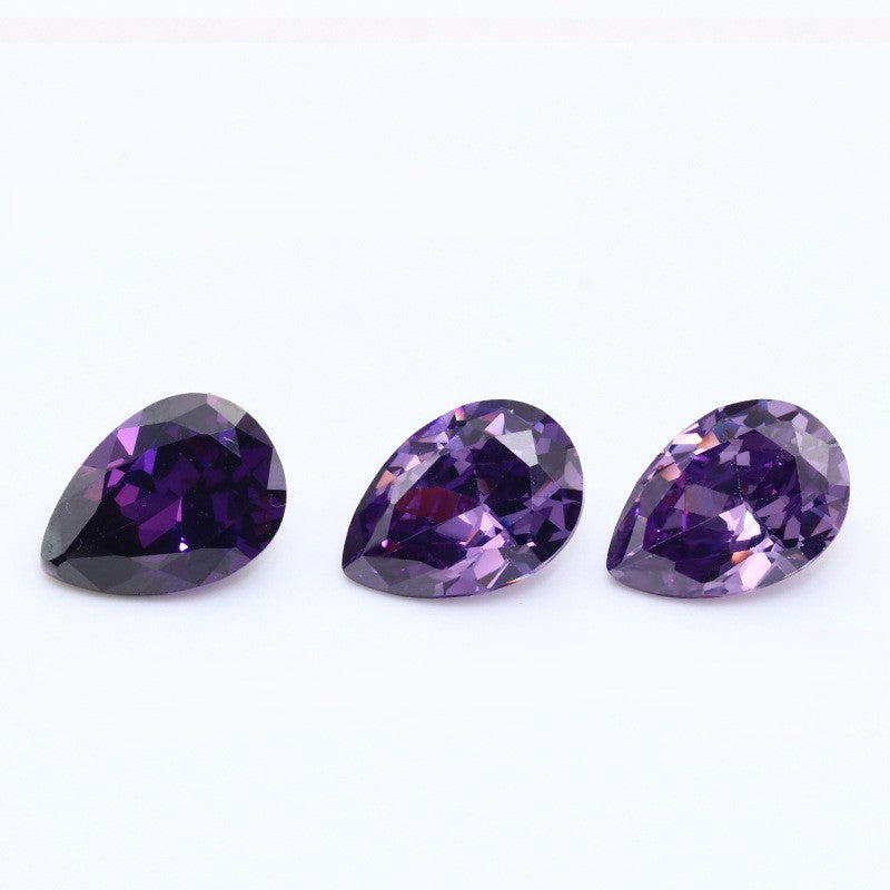 5A Pear Shape Loose CZ Stone - Bulk